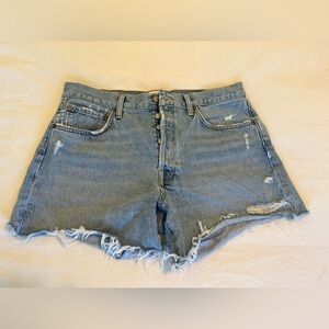 Agolde Parker long shorts in swapmeet, size 30